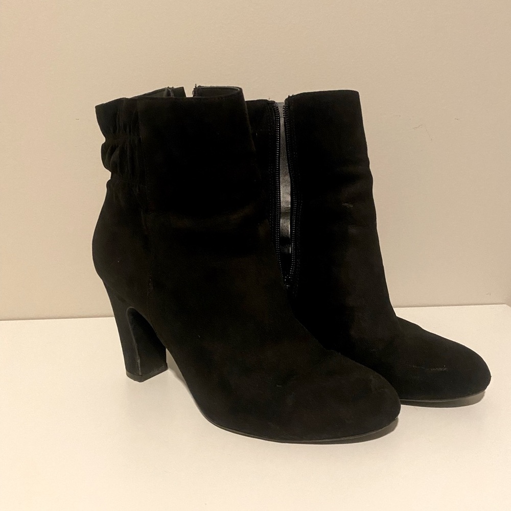 Black Heeled Booties